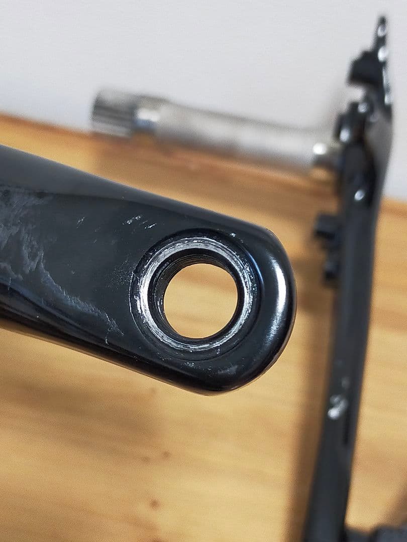 ジャンク　ショートクランク 160mm キャンディ1ペダル付