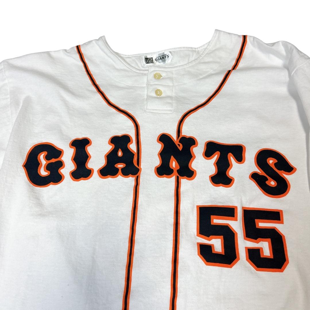 美品　読売ジャイアンツ 松井秀喜 背番号55 ユニフォームTシャツ 白