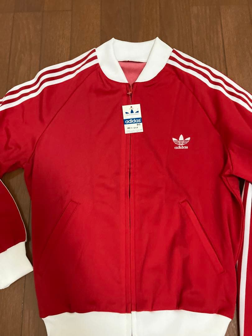 70s adidas セットアップ トラックジャケットデッドストック ビンテージ