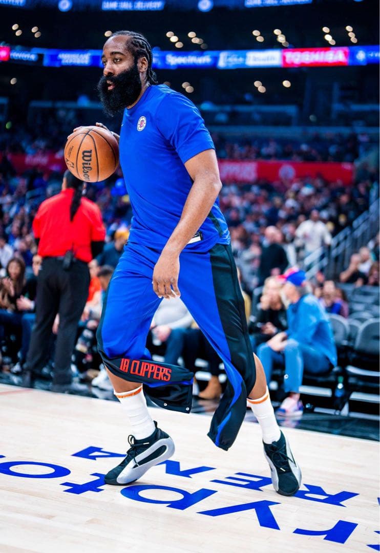 ナイキClippersクリッパーズ NBA選手支給品ワームアップシャツMサイズ