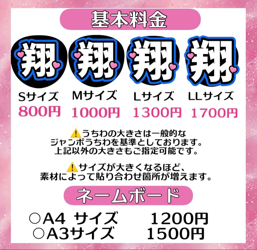 み(⚠️プロフィール必読)様　うちわ　文字　オーダー　パネル　ネームボード