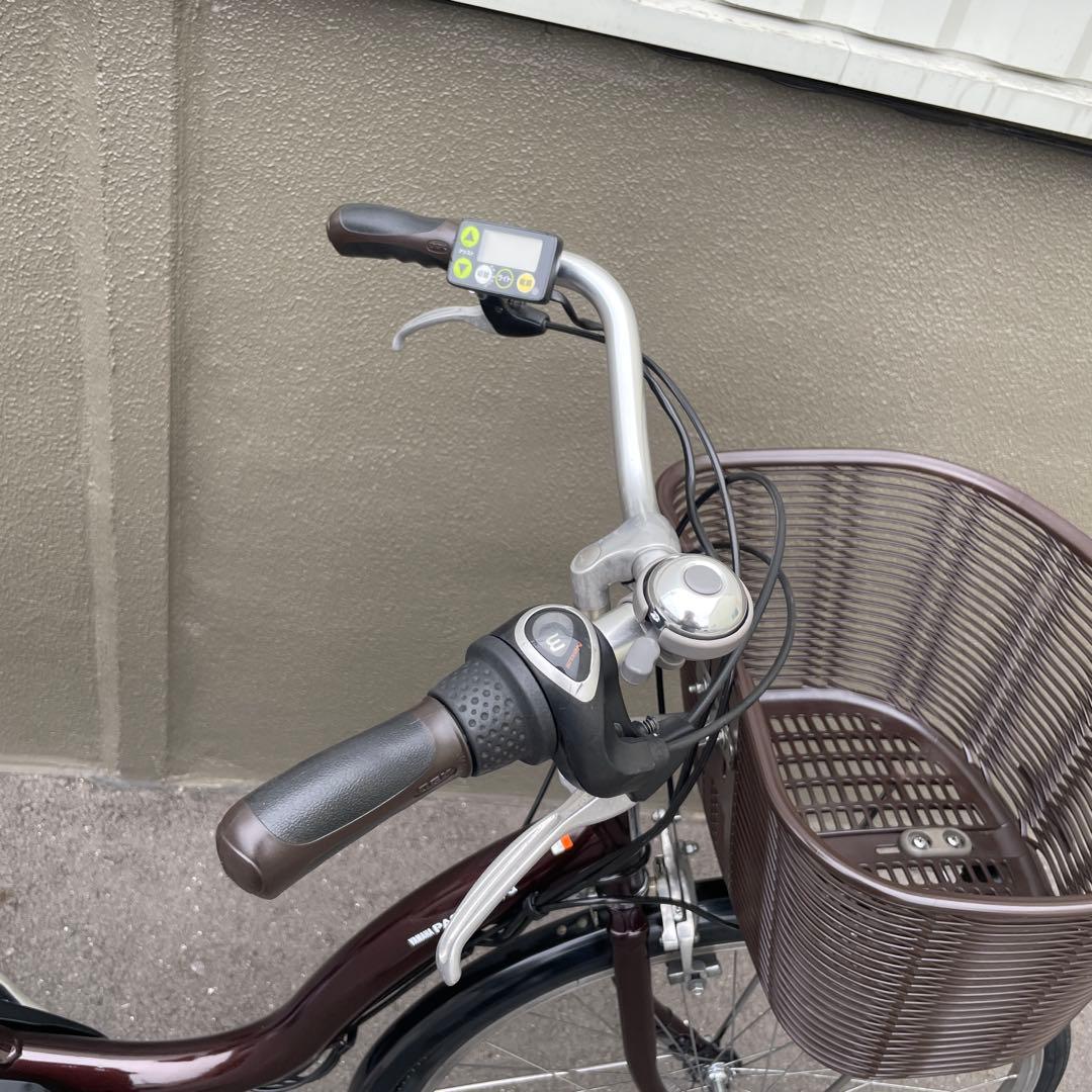 ヤマハ電動アシスト自転車26インチブラウン