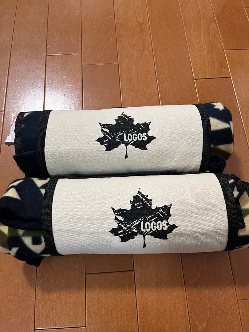 ロゴス　ポータブルあぐらチェア　2脚セット　カバー付き