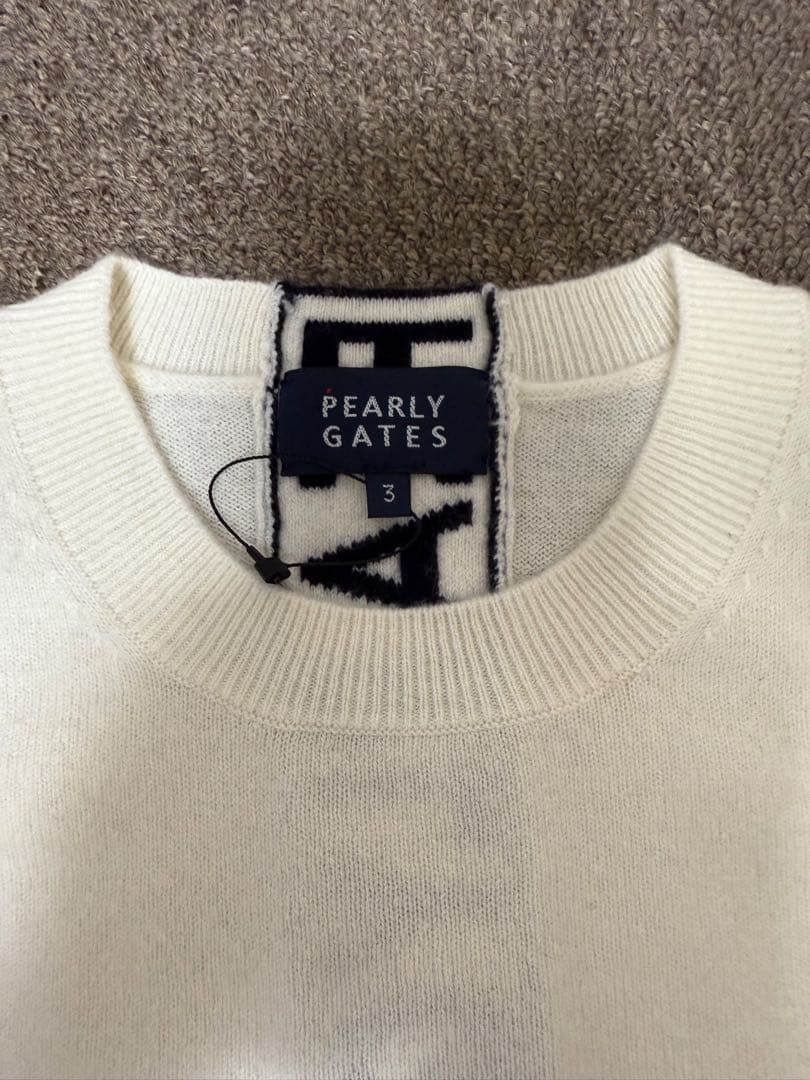 PEARLY GATES セーター サイズ3 ホワイト