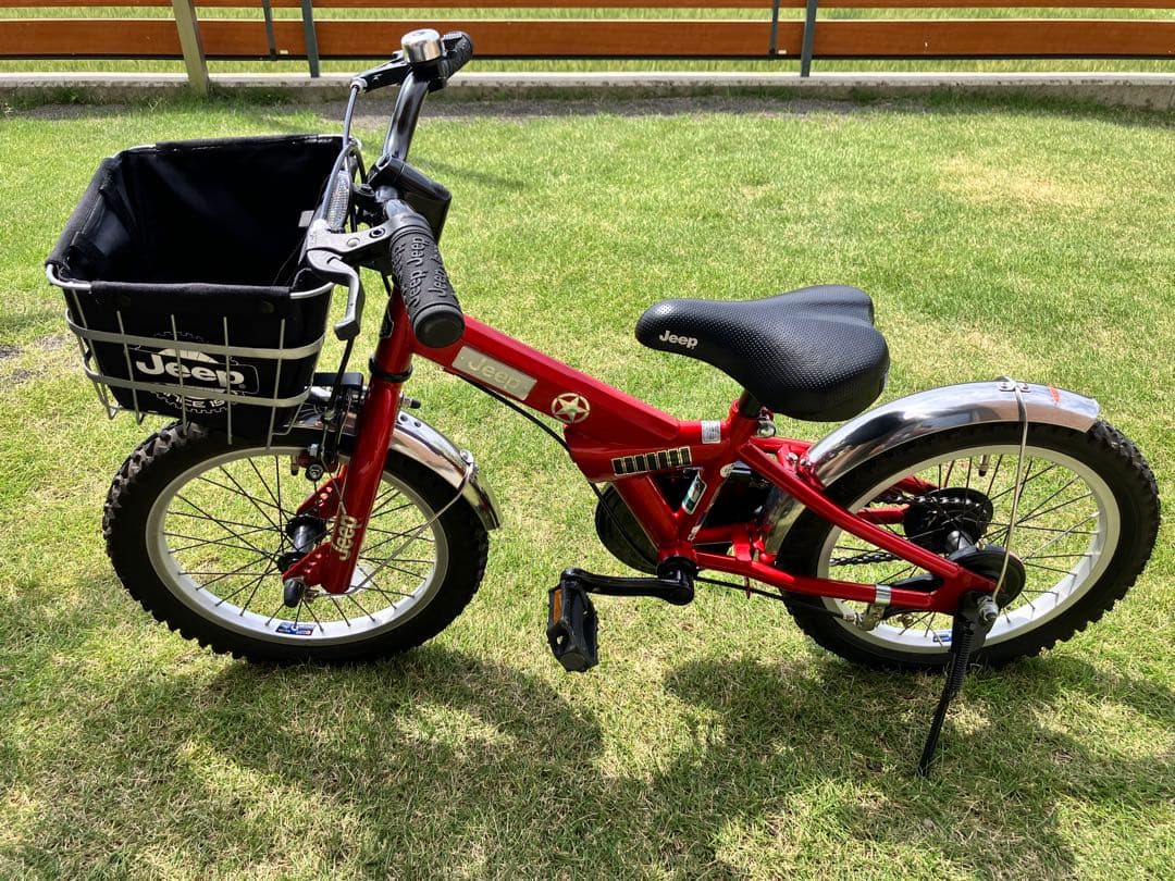 ジープ JEEP 16インチ 幼児用自転車 補助輪あり 愛知県引き取り限定