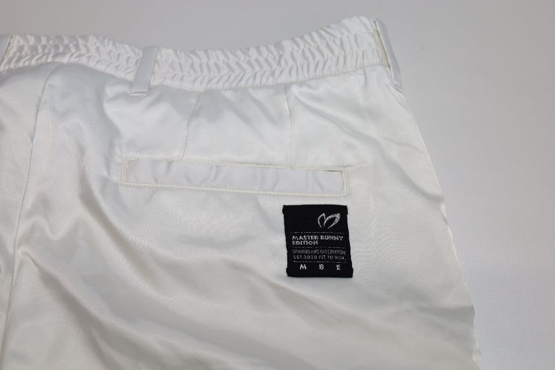ホワイト ストレッチパンツ メンズ ゴルフ