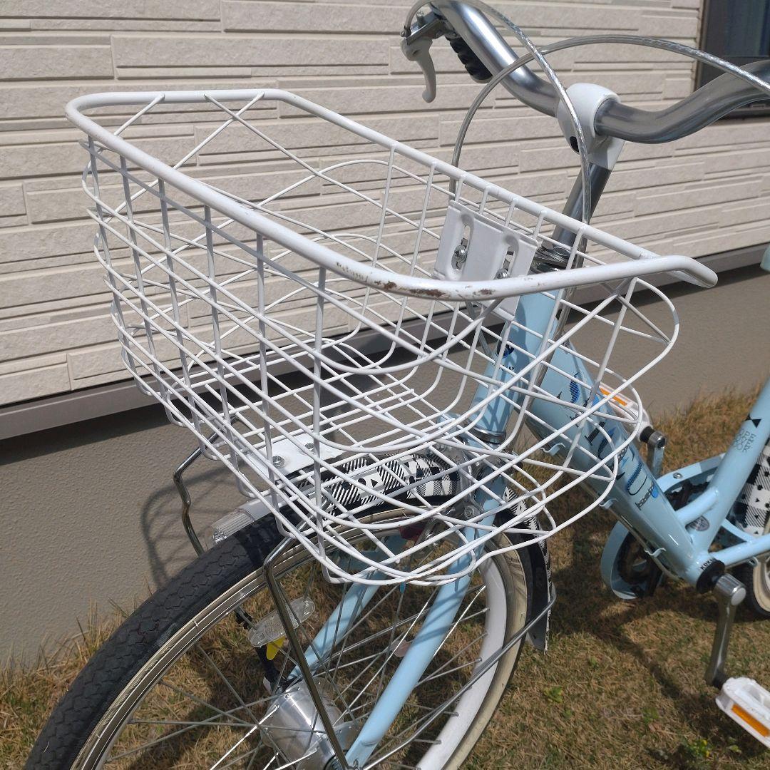 【茨城県南＋α】自転車 20インチ 子供用 キッズ 水色 オートライト