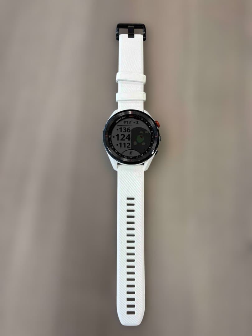 Garmin Approach S62ホワイト GPSゴルフウォッチ 動作確認済