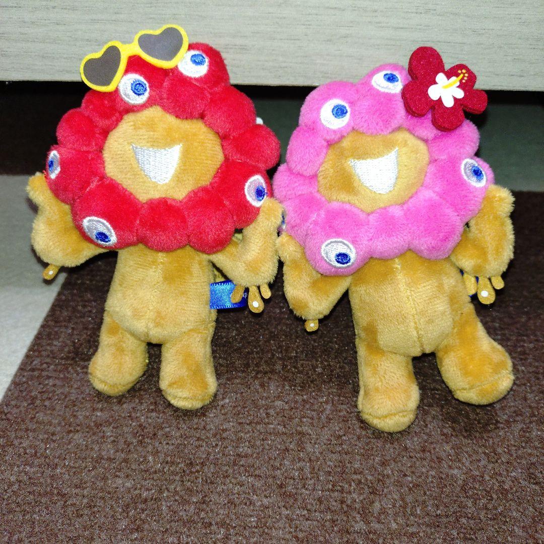 【新品お顔厳選値下げ！】日焼けミャクミャクサングラスとハイビスカス