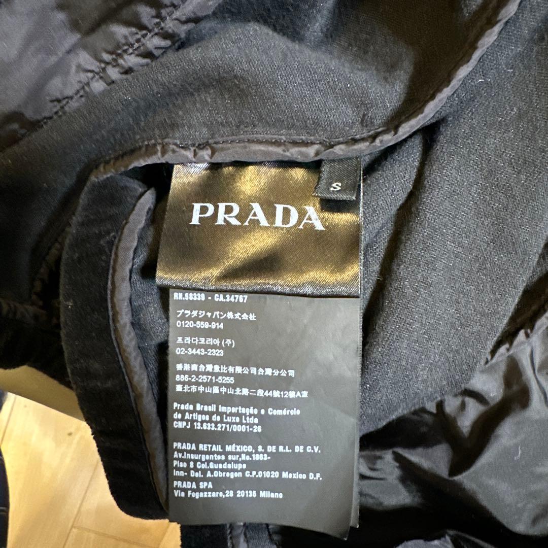 PRADA ブラック フリースジャケット