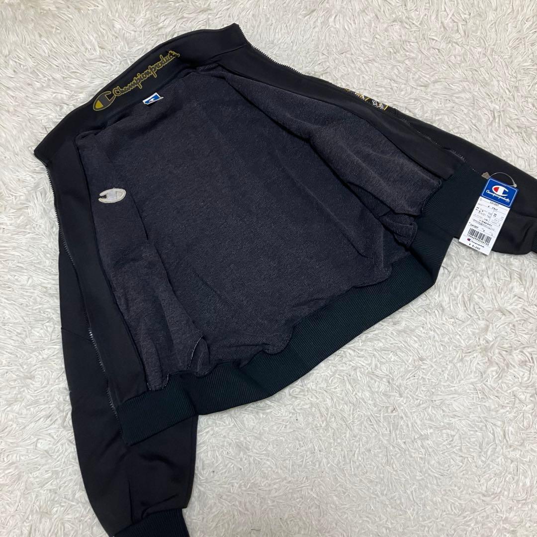 【タグ付】championproducts ジャージトップス　羽織　黒 L