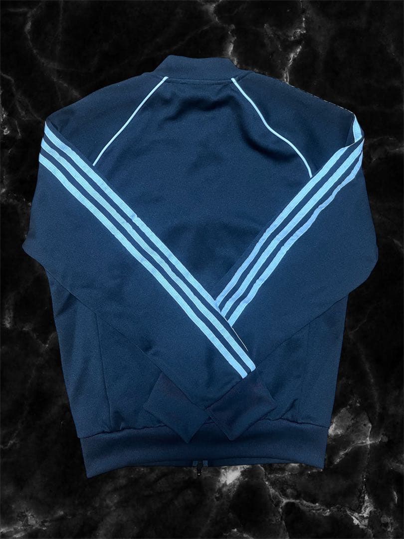 adidas originals ストライプジャージ セットアップ　ブラック