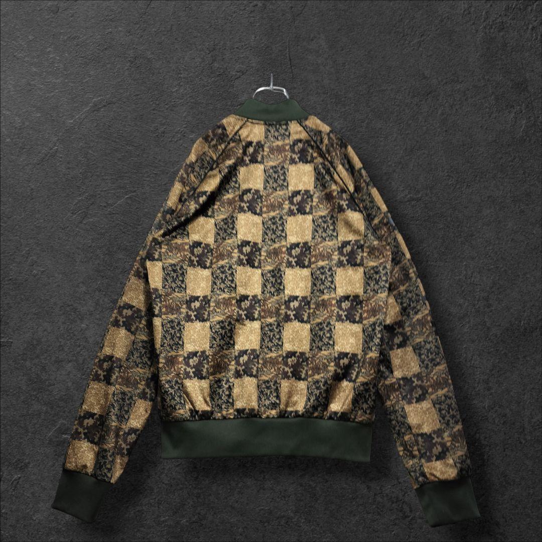 ★人気　アディダス　ジャージ　SST TT CHECKER ブラウン　L
