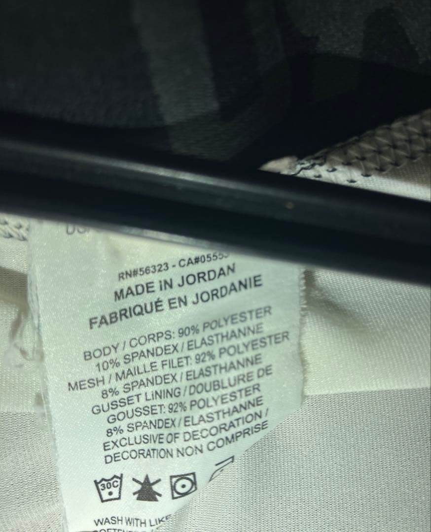 希少　NBA選手支給品　NIKE パンツ　スパッツ　白　ホワイト　Lサイズ