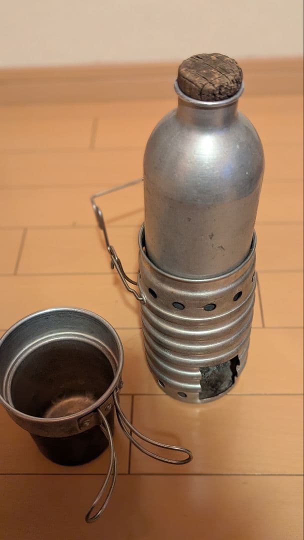 スイス軍 ボルケーノストーブ アルミカンティーン 水筒 ミリタリー