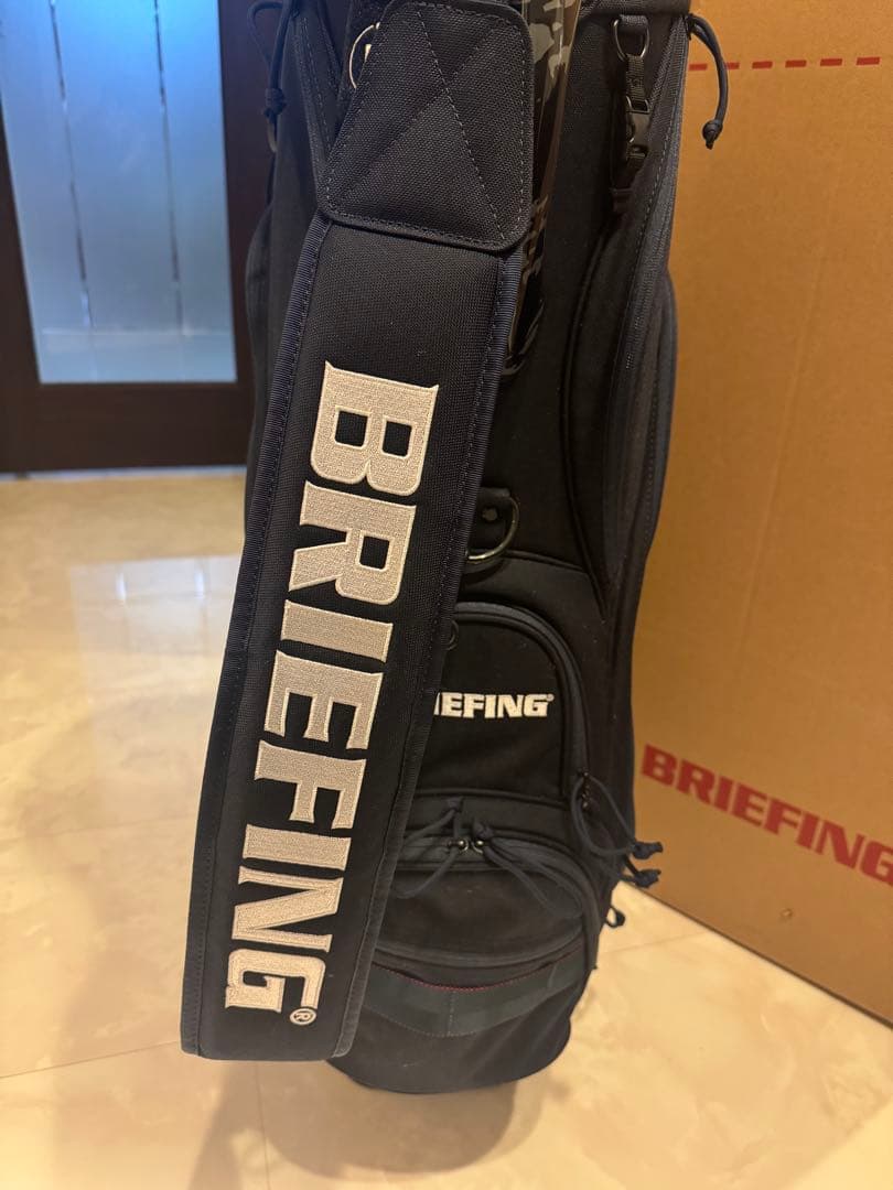 ブリーフィング ゴルフ キャディバッグ BRIEFING GOLF ネイビー