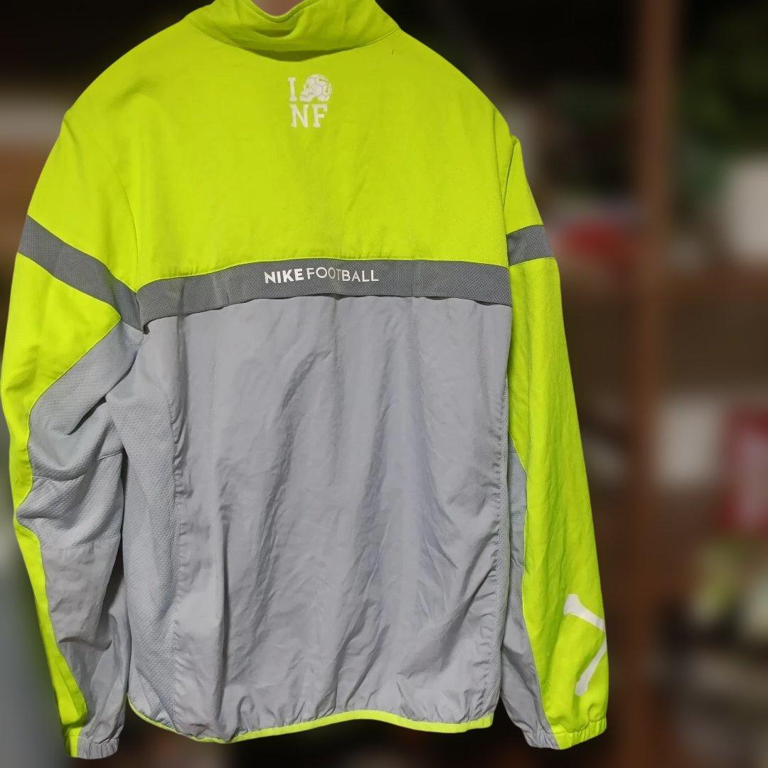 NIKE ナイキ nftb 薄手ジャージ 上下 セットアップ L 蛍光黄緑色