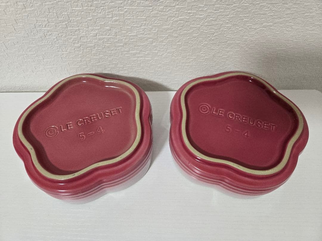 Le Creuset スタッキングフラワーコンテナ ピンク