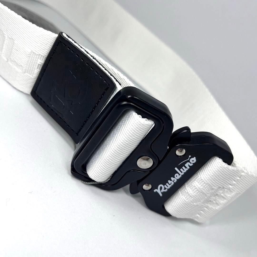 新品 ラッセルノ ゴルフ コブラ ベルト ホワイト 定価16,500円