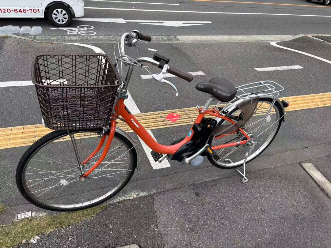 中古Panasonic電動アシスト自転車　12Ah4点灯　大阪