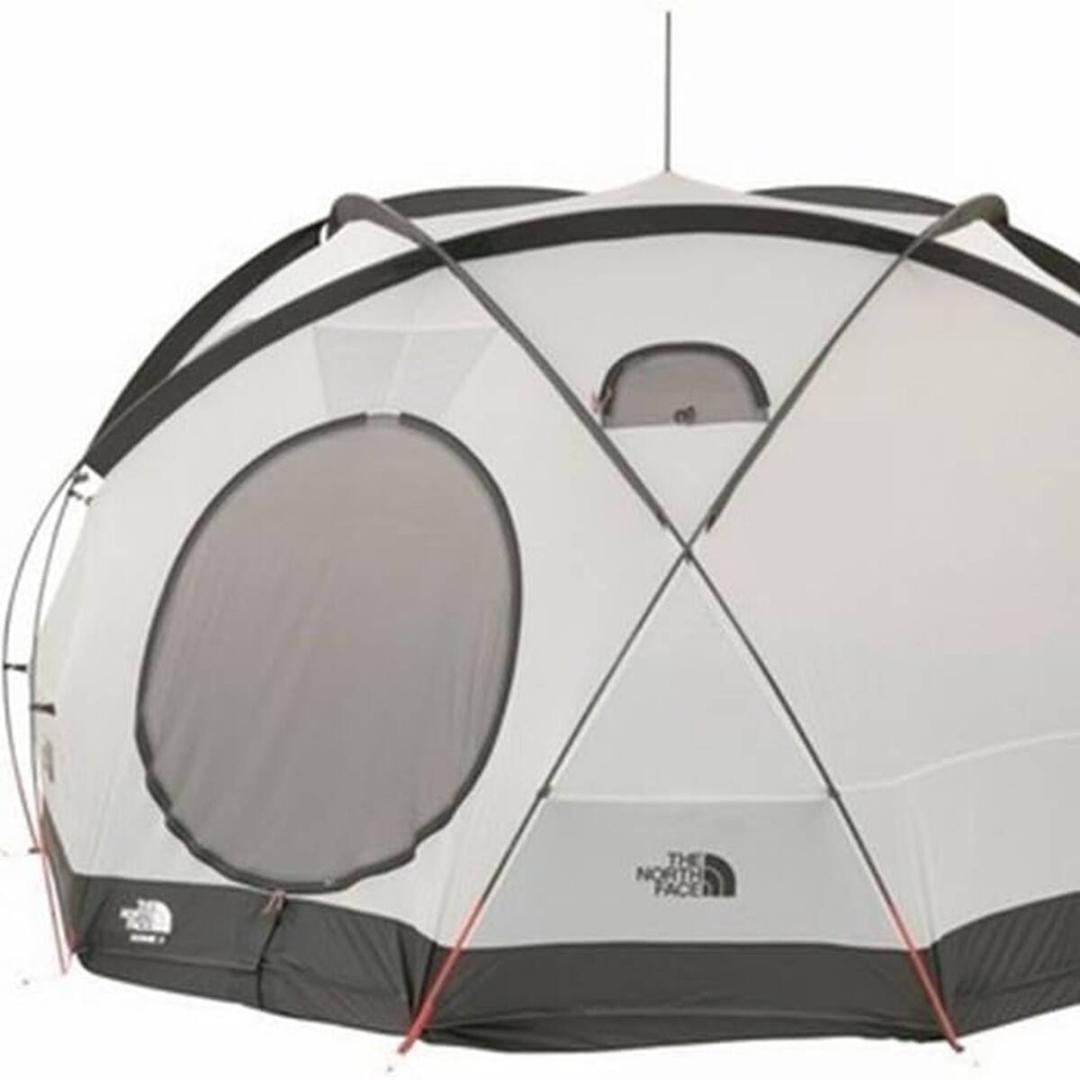 新品 未使用 ノースフェイス ドーム5 キャンプ用球体テント イエロー