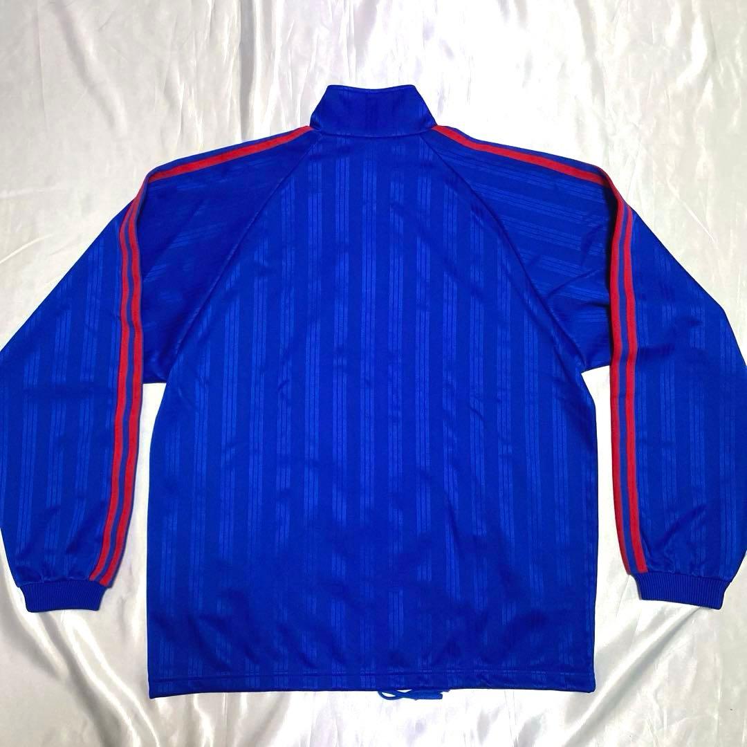 【タグ付・未使用】00s adidas トラックジャケット/ジャージ 青×赤 S