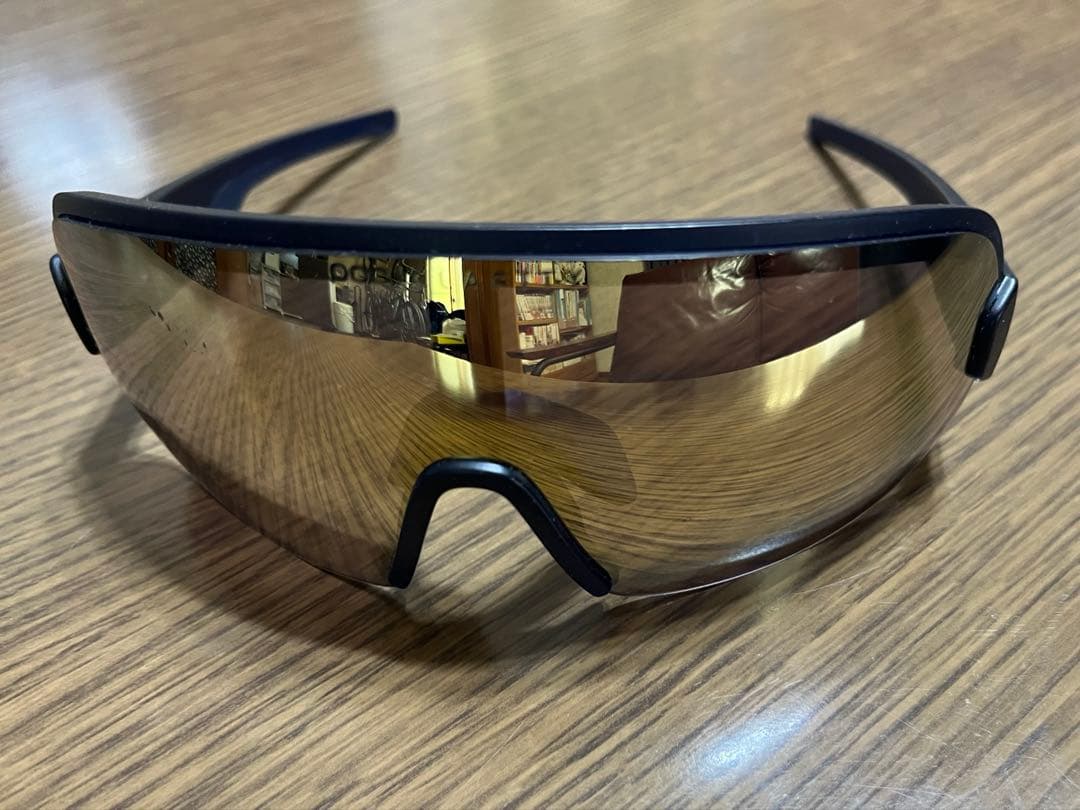 POC スポーツサングラス POC AIM ゴールドミラーレンズ　クリアレンズ