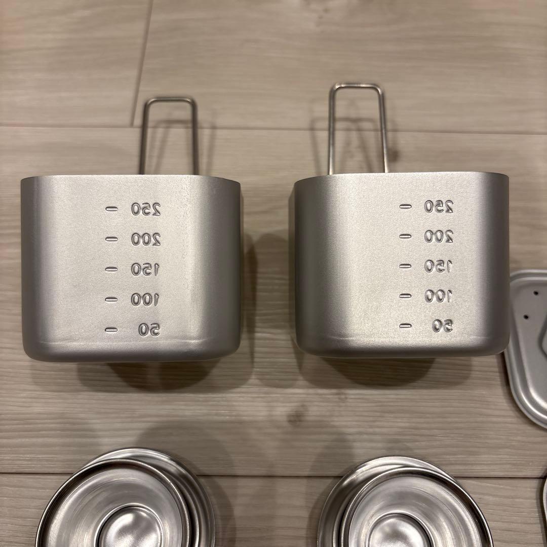 アルコールストーブ用クッカーセット