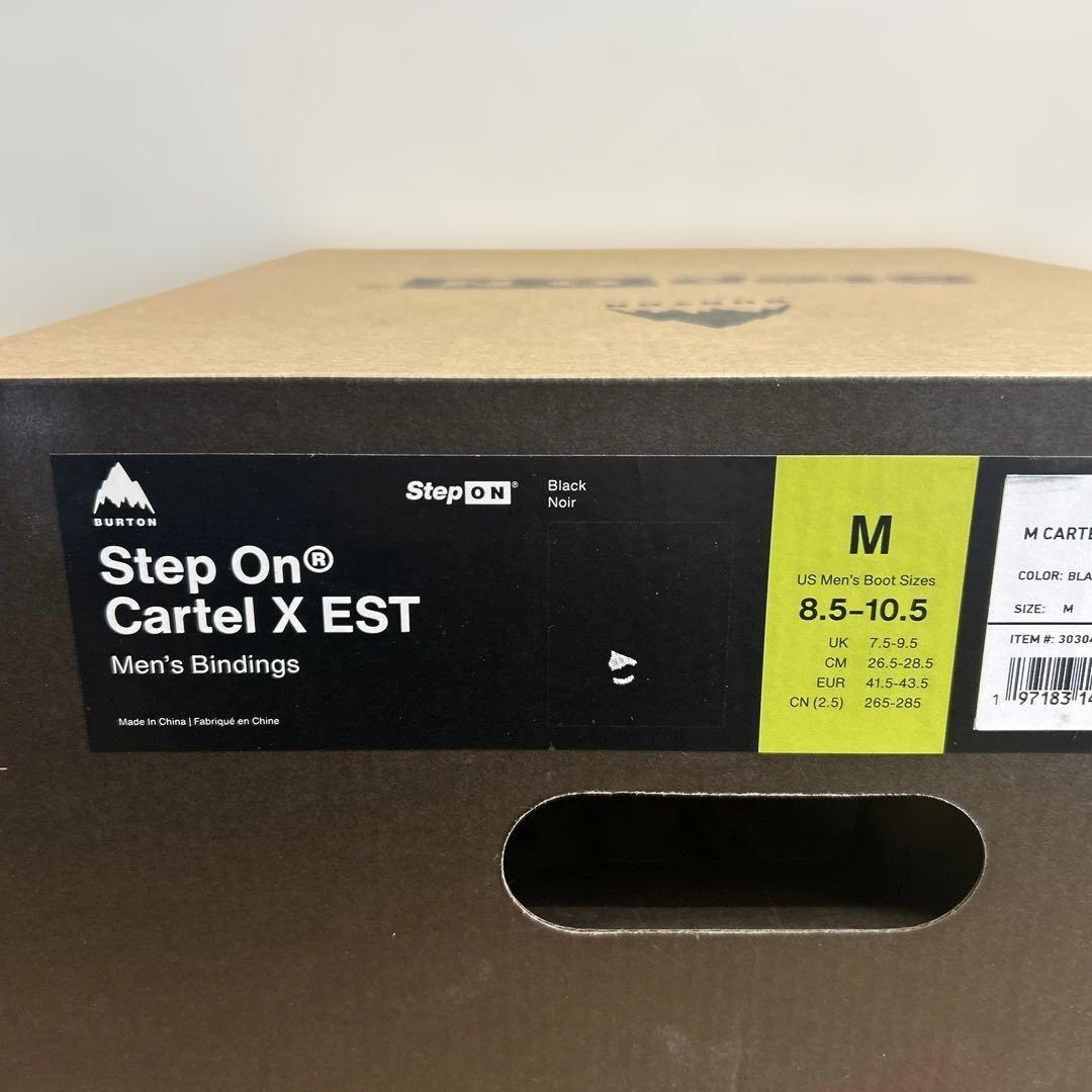 25-26 Burton カーテル X EST ステップオン ブラック Ⅿ 新品