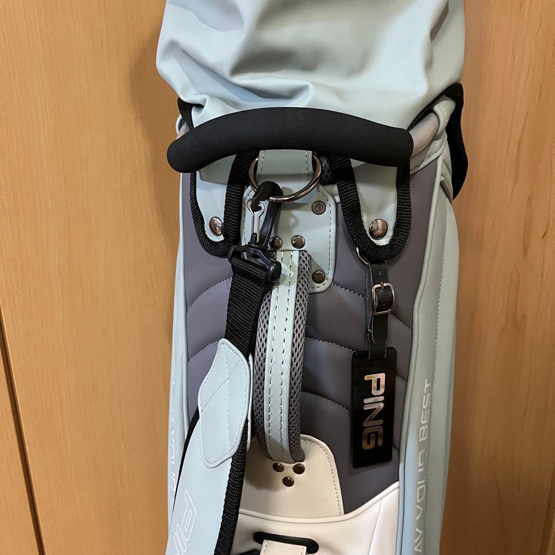 【極美品】PING キャディバッグ グレー CB-P211