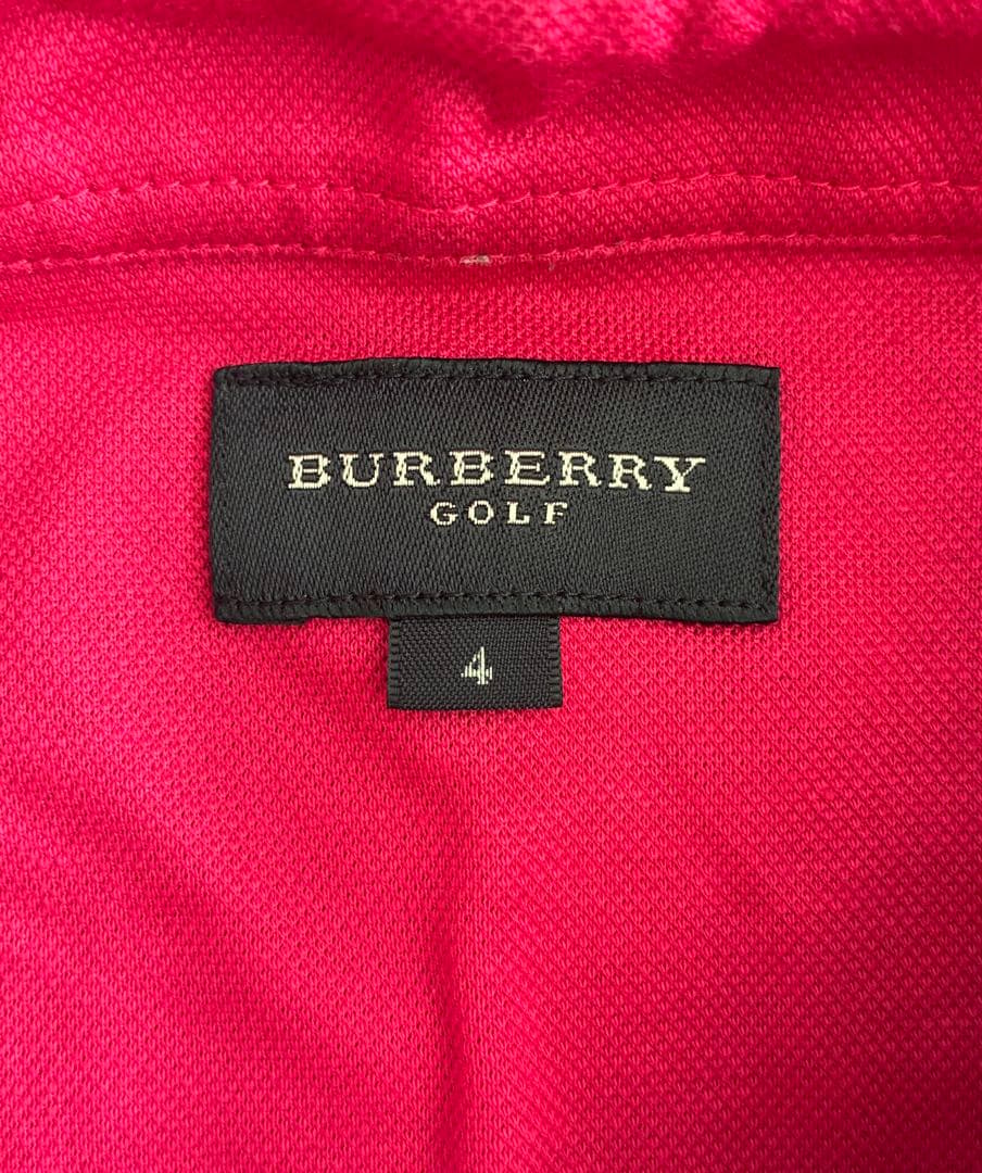 BURBERRY GOLF バーバリーゴルフ ポロシャツ ピンク 4