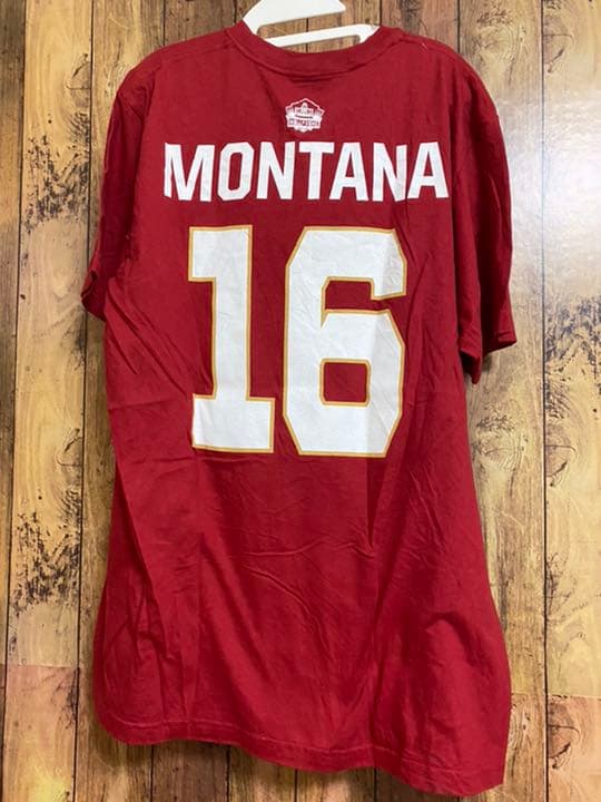 NFL サンフランシスコ49ers ジョーモンタナ　ナンバリングTシャツ　セール