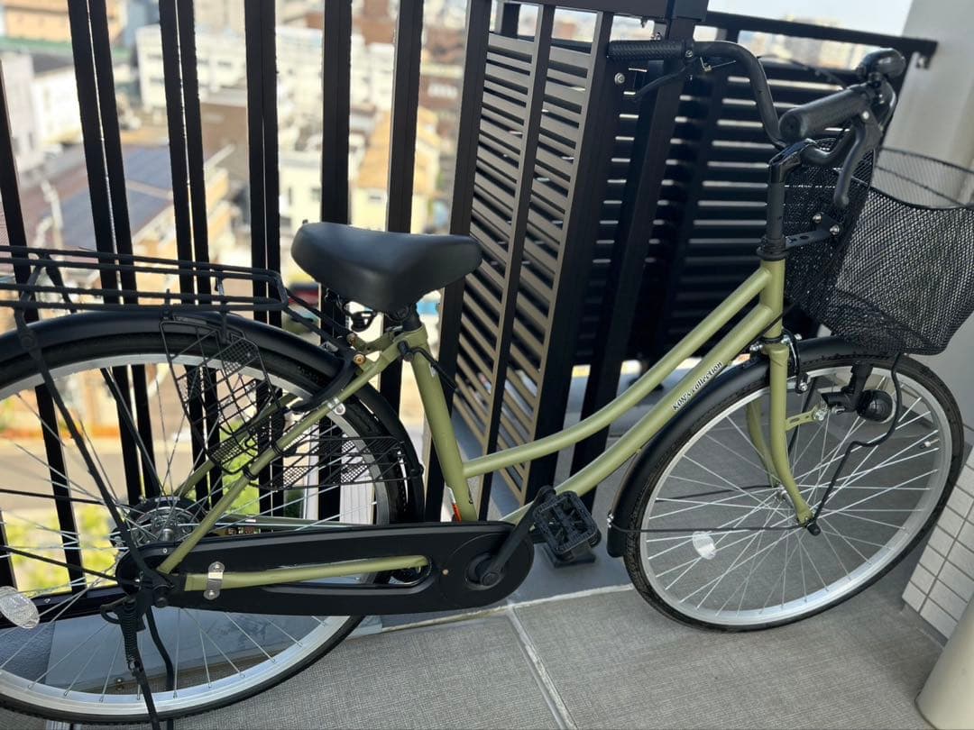 アトレ　自転車　緑　美品