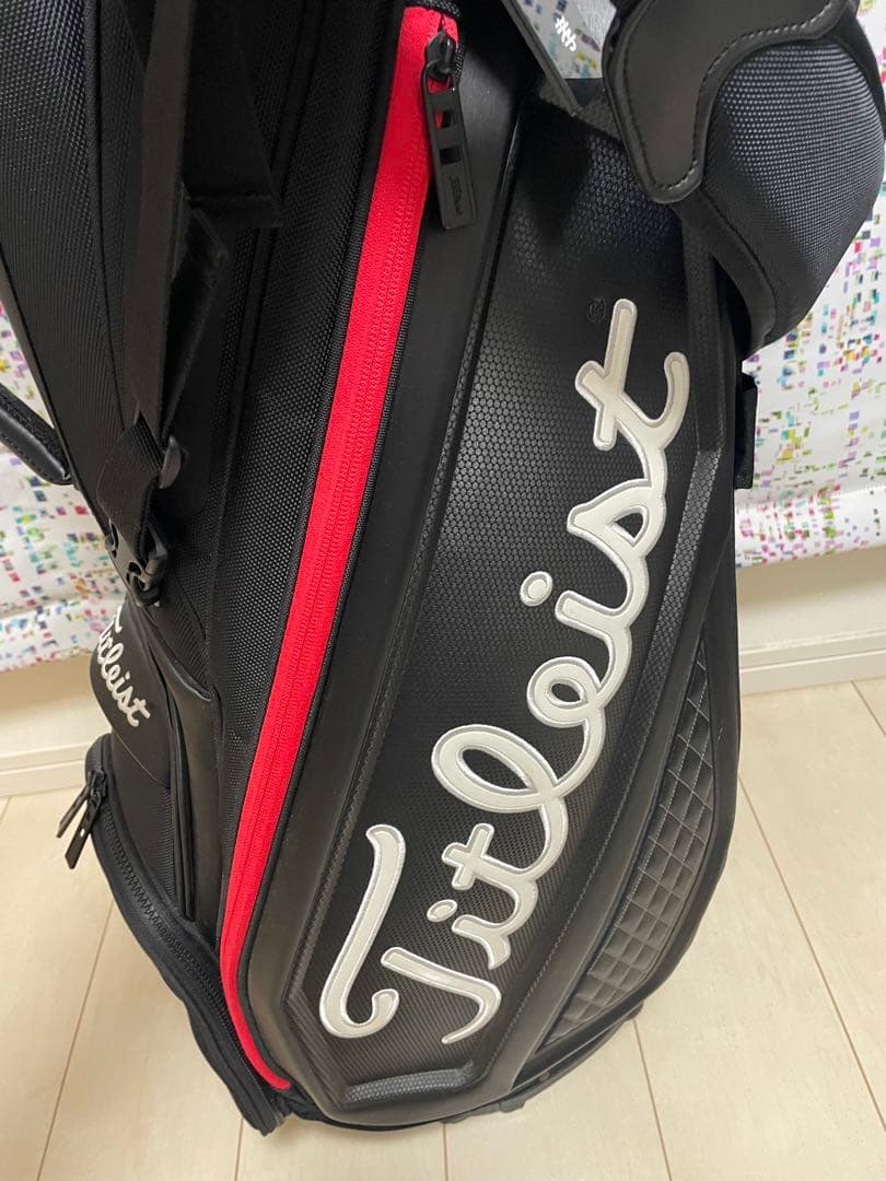 Titleist スタンドキャディバッグ ブラック/レッド