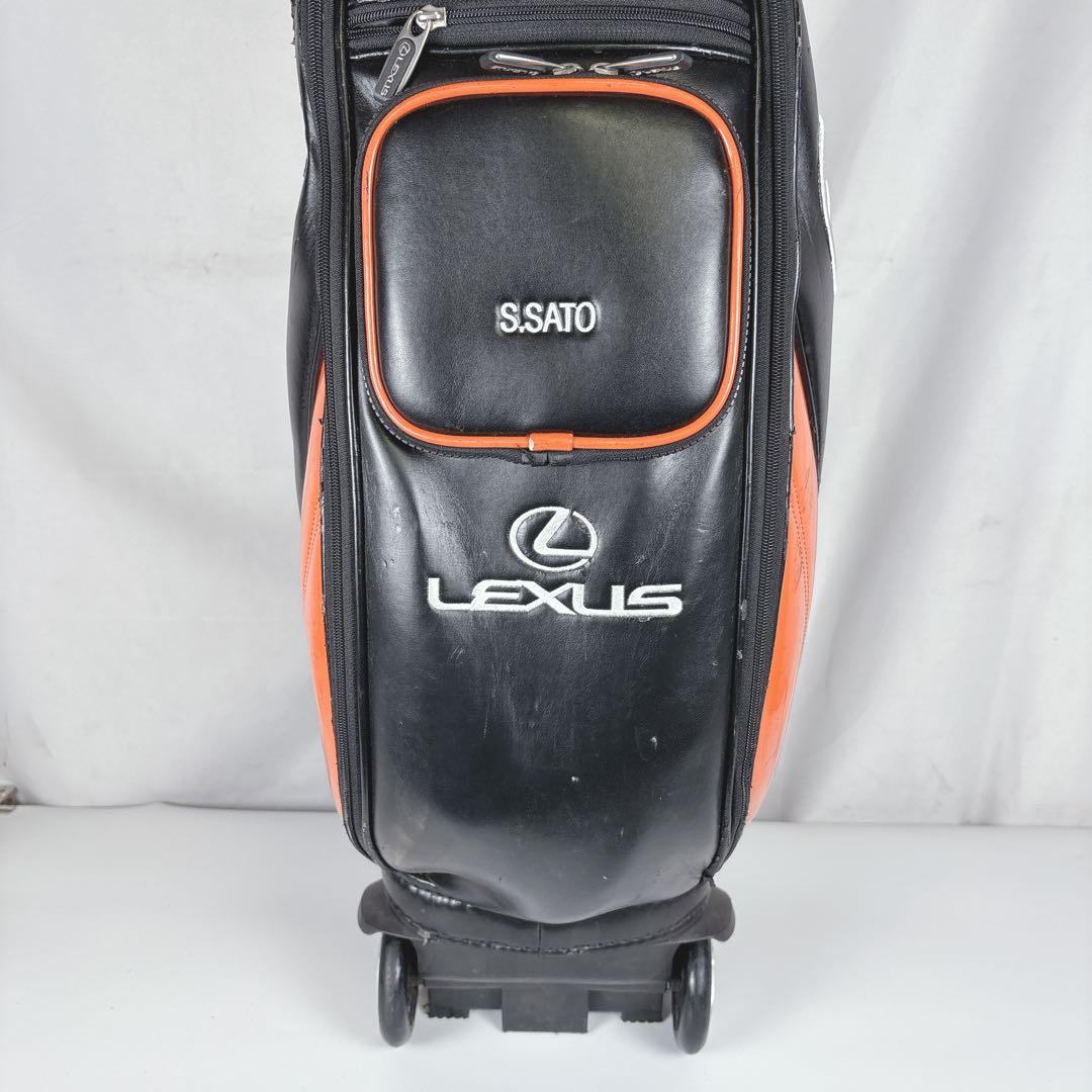 LEXUS レクサス キャディバッグ キャスター付 ゴルフバッグ