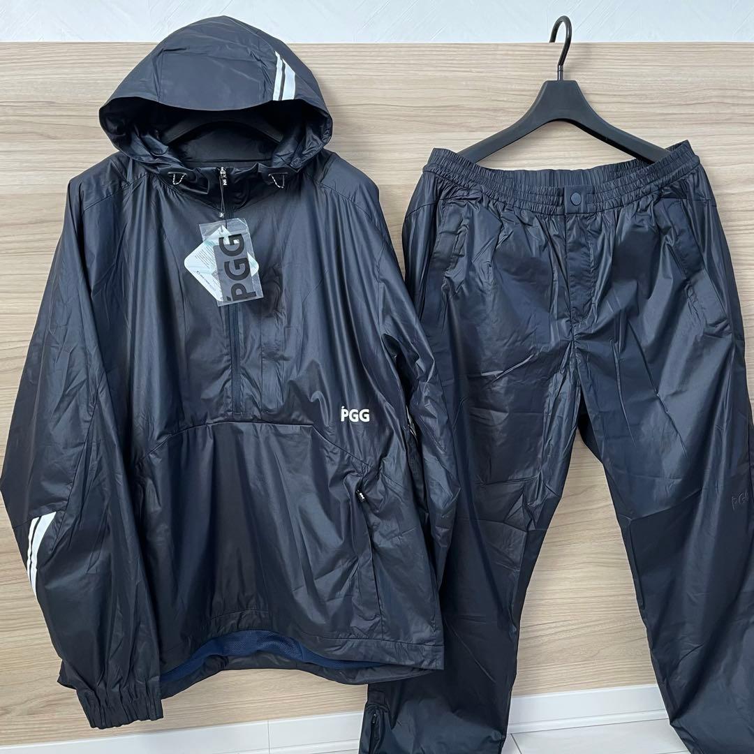 新品★79,200円 5（L）PGG パーリーゲイツ 春ゴルフセットアップ 黒系