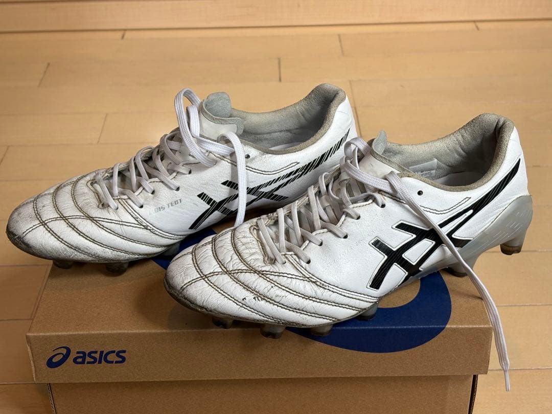 【程度良好】アシックス　スパイク　エックスフライ5 25.5㌢　X-FLY 白