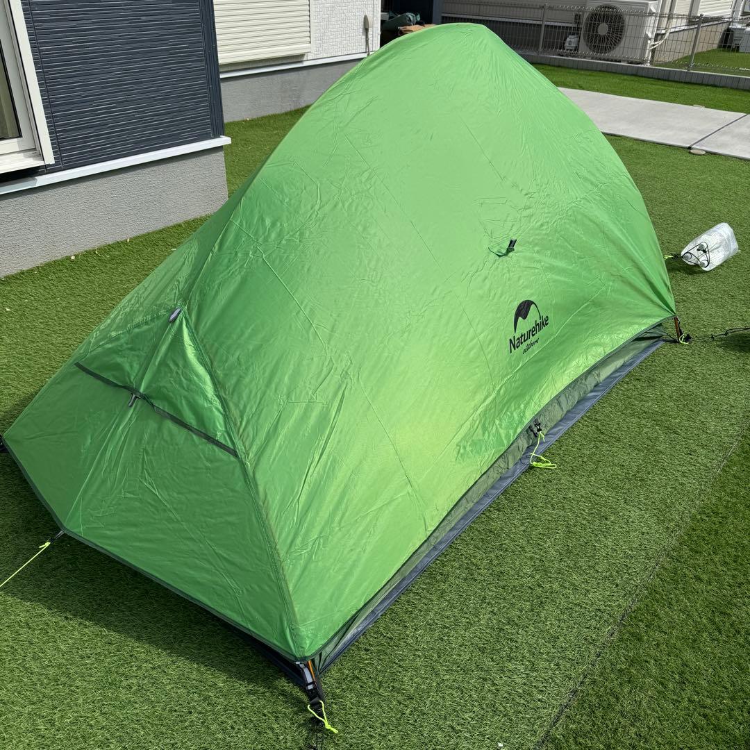美品 Naturehike Cloud UP 2X グリーン フットプリント付