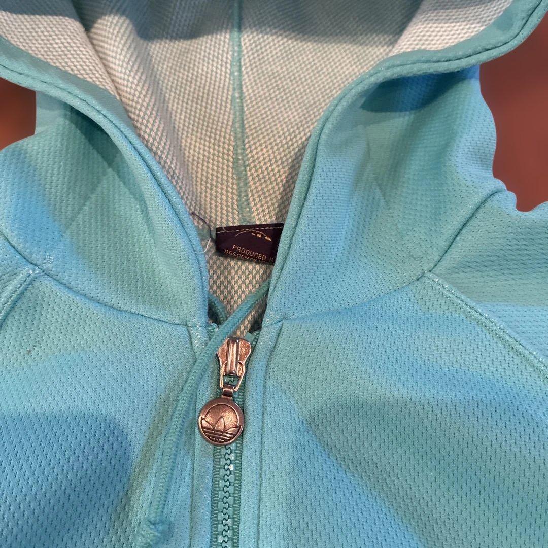 adidas ジャージ上下セット　アディダスクラブ　ビンテージ　ターコイズブルー