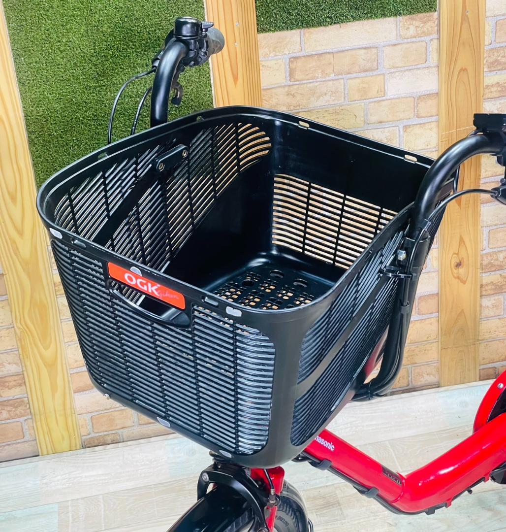 超特価 レッド系 パナソニック 子供乗せ電動アシスト自転車 ZH3338