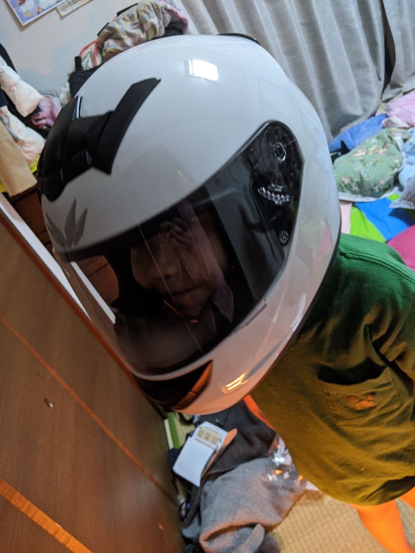 バイクヘルメット手袋つき