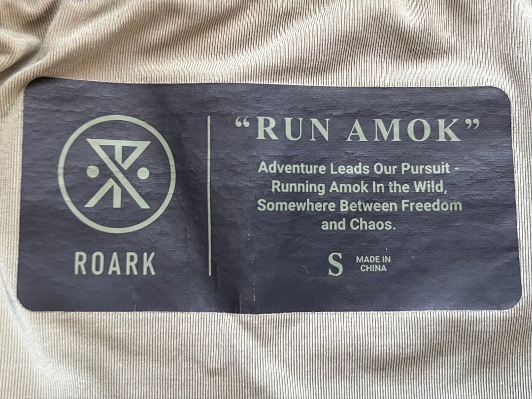 ROARK RUN AMOK ランニングショーツ Sサイズ