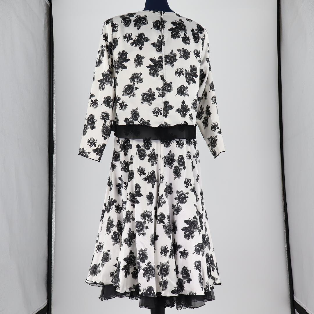 【美品 日本製 社交ダンス衣装】Sanline サンリーヌ ブラウス スカート