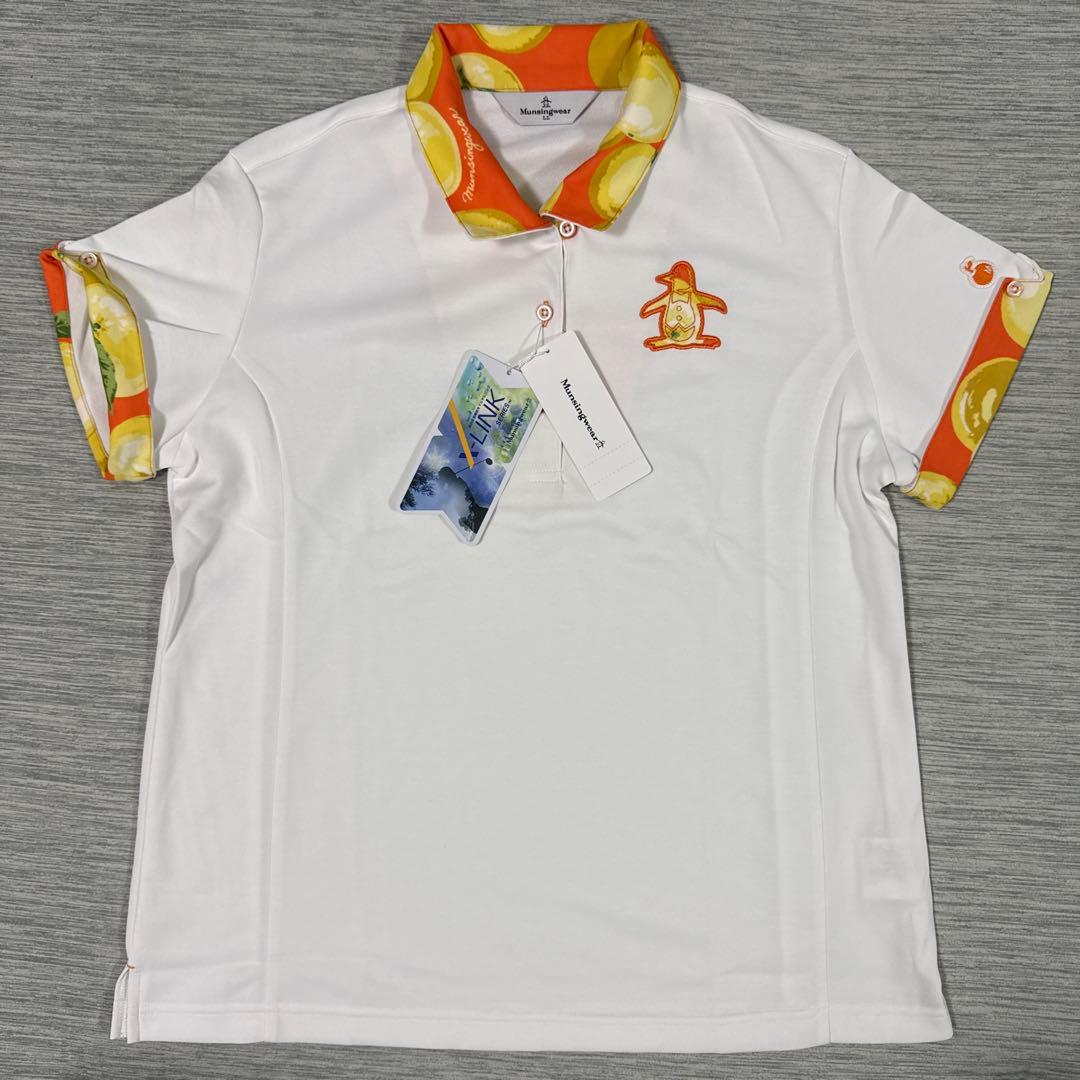 新品　Munsing Wear マンシングウェア　レディース半袖ポロシャツ　LL