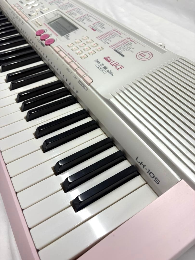 カシオ 光ナビゲーションキーボード LK-105 アダプタ付