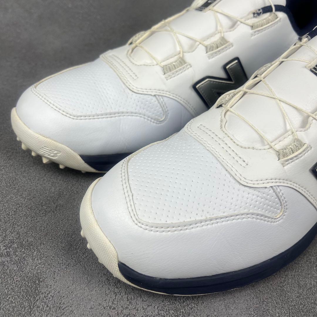 【美品】ニューバランス ゴルフシューズ UGBS996 ボア付き 白 29.0