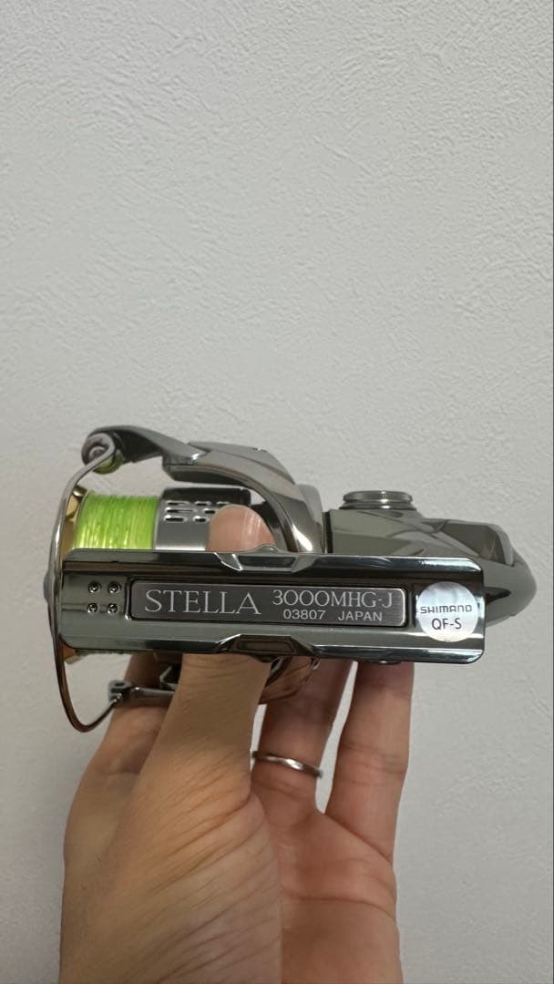 SHIMANO 18STELLA 3000MHG +スタジオオーシャンマークノブ