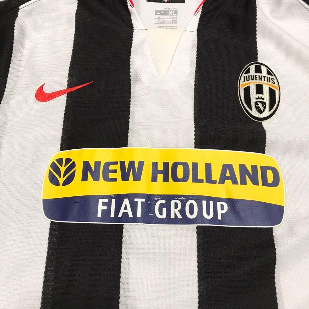 07-08 NIKE×JUVENTUS 半袖サッカーユニフォーム　刺繍ロゴ　XL