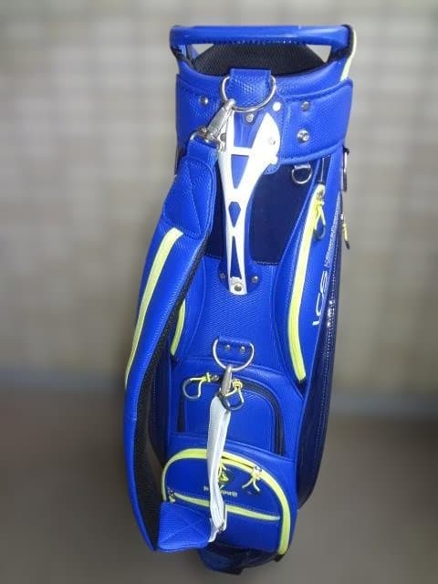 ルコック / le coq GOLF 9.5型 4口キャディバッグ ブルー 美品
