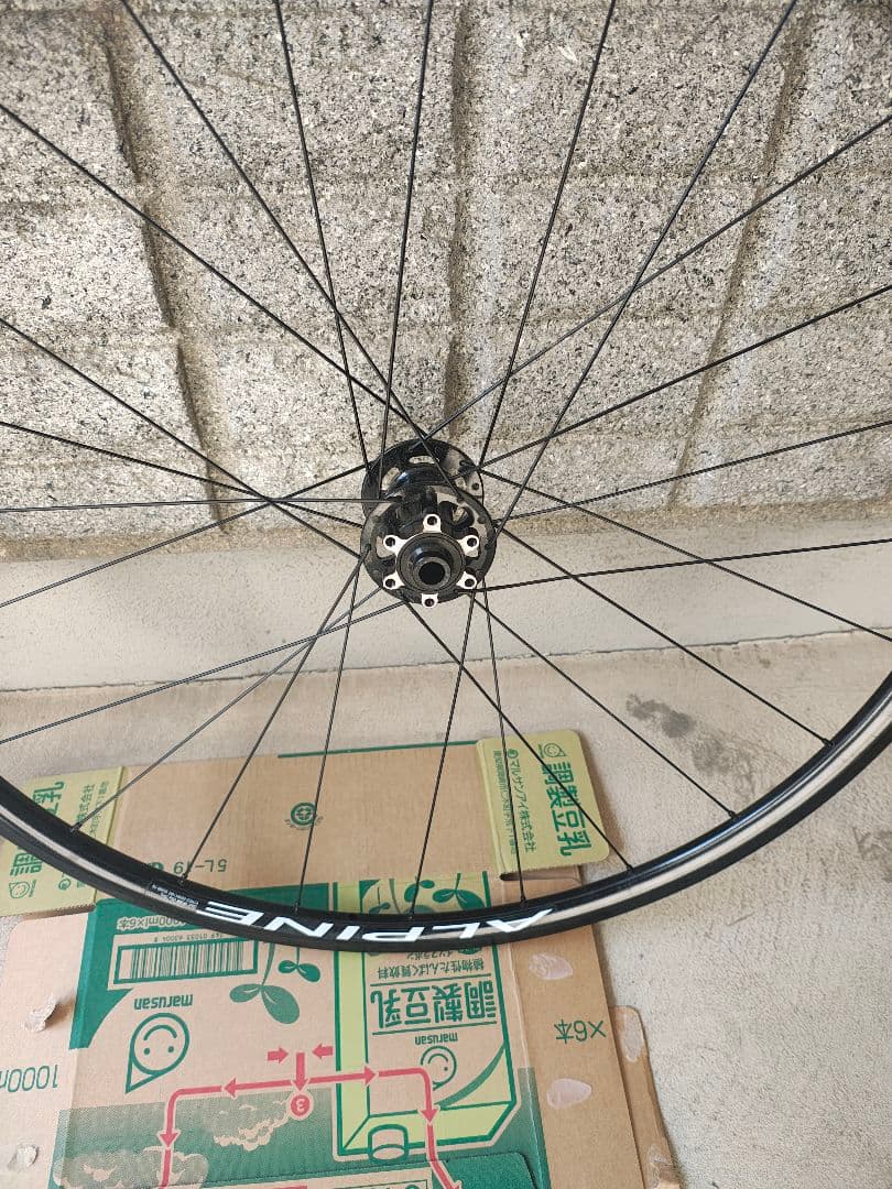 軽量！ 1554g lightning alpine discホイール